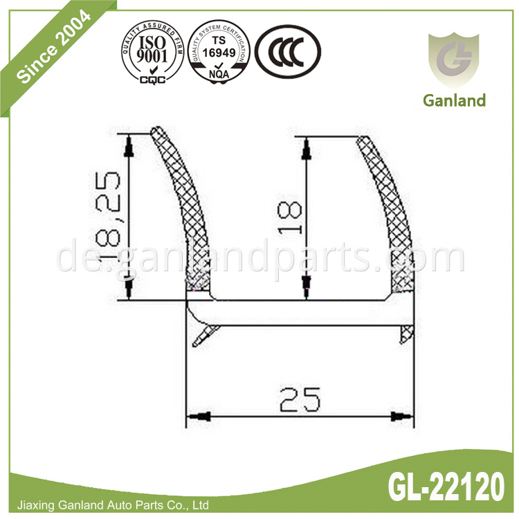 PVC Weather Strip GL-22120